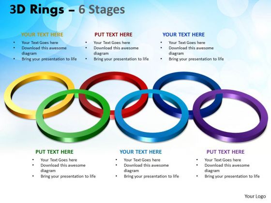 Strategic Management 3d Rings 6 Stages Business Diagram Strategic Management 3d Rings 6 Stages Business Diagram