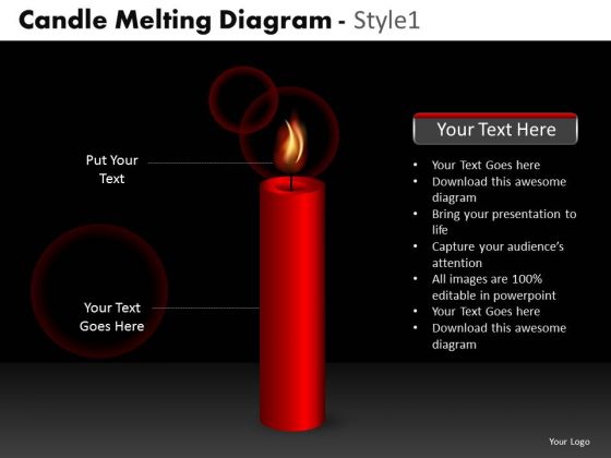 Strategic Management Candle Melting Diagram Style 1 Sales Diagram Strategic Management Candle Melting Diagram Style 1 Sales Diagram