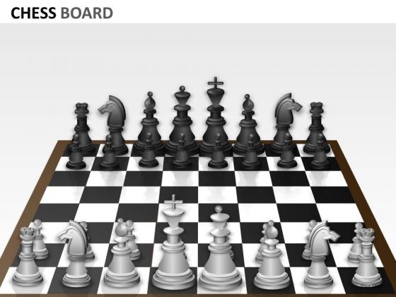 Strategic Management Chess Board Business Cycle Diagram