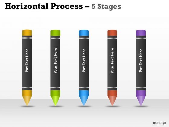 Strategic Management Horizontal Process 5 Stages Crayons Marketing Diagram Strategic Management Horizontal Process 5 Stages Crayons Marketing Diagram