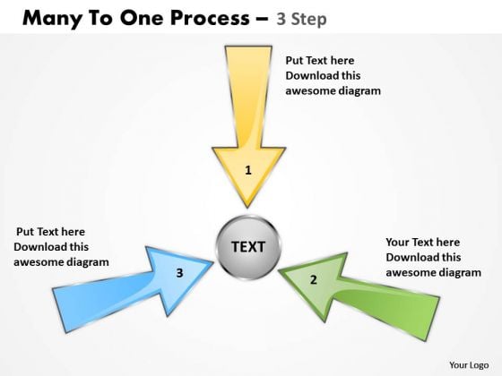 Strategic Management Many To One Process 3 Step 5 Business Diagram Strategic Management Many To One Process 3 Step 5 Business Diagram