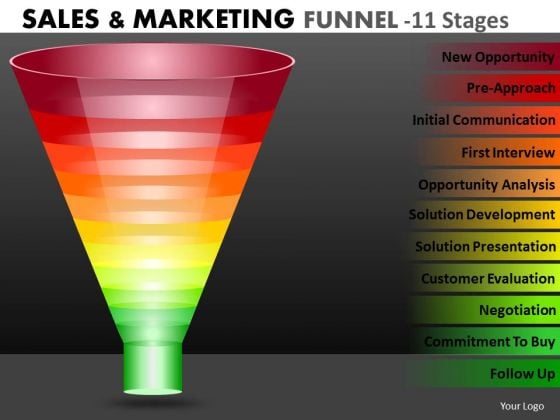 Strategic Management Multicolored Marketing Funnel Diagram With 11 Stages Business Diagram Strategic Management Multicolored Marketing Funnel Diagram With 11 Stages Business Diagram