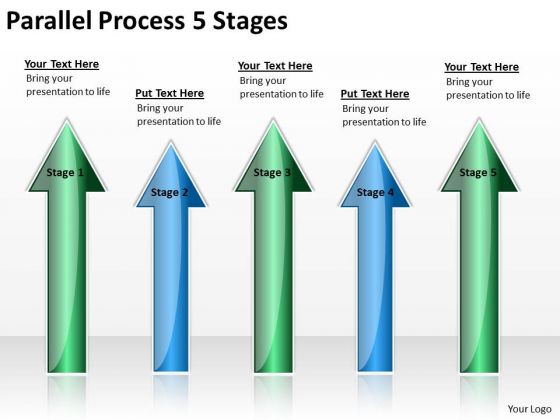 Strategic Management Parallel Process 5 Stages Business Cycle Diagram Strategic Management Parallel Process 5 Stages Business Cycle Diagram