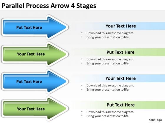 Strategic Management Parallel Process Arrow 4 Stages Marketing Diagram Strategic Management Parallel Process Arrow 4 Stages Marketing Diagram