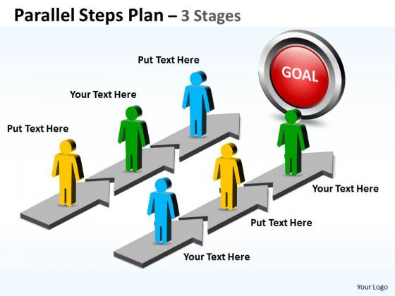 Strategic Management Parallel Steps Plan 3 Stages Style Business Framework Model Strategic Management Parallel Steps Plan 3 Stages Style Business Framework Model