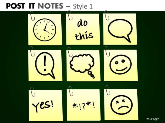 Strategic Management Post It Notes Style Business Cycle Diagram Strategic Management Post It Notes Style Business Cycle Diagram