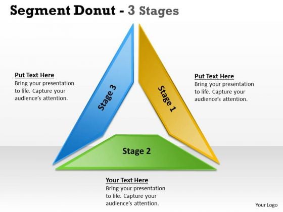Strategic Management Segment Donut Stages Strategy Diagram Strategic Management Segment Donut Stages Strategy Diagram