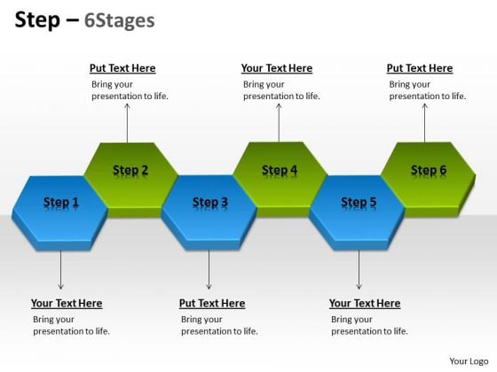 Strategic Management Step 6 Stages Business Diagram