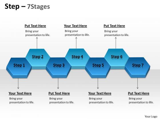 Strategic Management Step 7 Stages Business Diagram