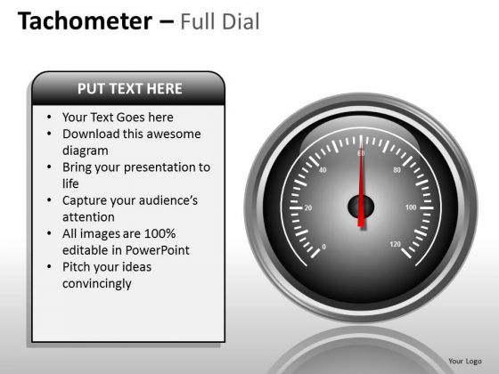 Strategic Management Tachometer Full Dial Consulting Diagram