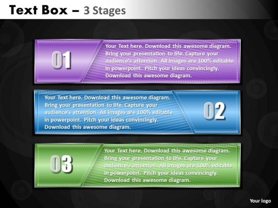 Strategic Management Text Box Steps 3 Marketing Diagram