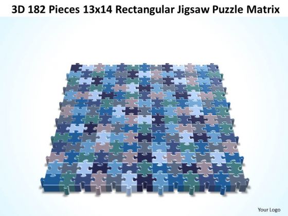 Strategy Diagram 3d 182 Pieces 13x14 Rectangular Jigsaw Puzzle Matrix Strategy Diagram 3d 182 Pieces 13x14 Rectangular Jigsaw Puzzle Matrix