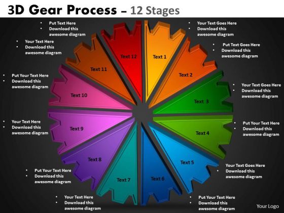 Strategy Diagram 3d Gear Process 12 Stages Business Diagram Strategy Diagram 3d Gear Process 12 Stages Business Diagram
