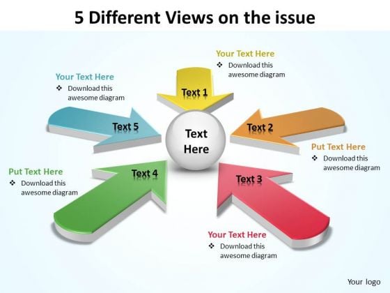 Strategy Diagram 5 Different Views On Issue 3 Marketing Diagram Strategy Diagram 5 Different Views On Issue 3 Marketing Diagram