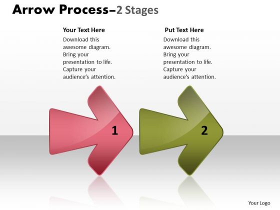 Strategy Diagram Arrow Process 2 Stages Strategy Diagram Arrow Process 2 Stages