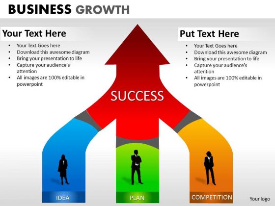 Strategy Diagram Business Growth Business Cycle Diagram