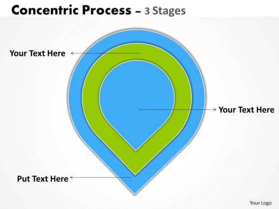 Strategy Diagram Green Concentric Process 3 Stages Strategic Management Strategy Diagram Green Concentric Process 3 Stages Strategic Management
