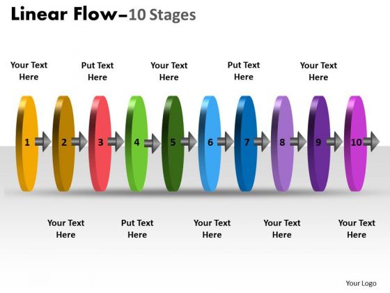 Strategy Diagram Linear Flow 10 Stages Sales Diagrams Strategy Diagram Linear Flow 10 Stages Sales Diagrams