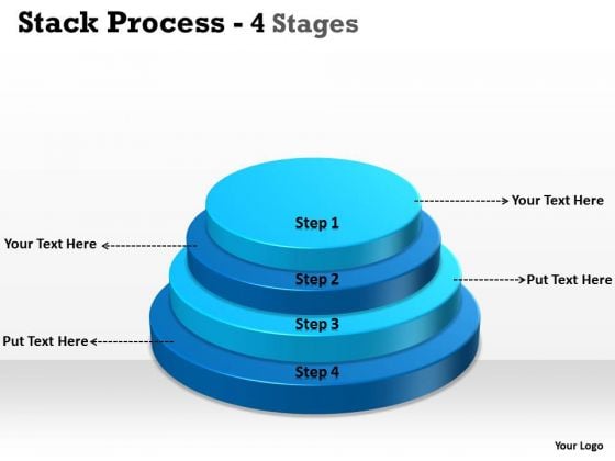 Strategy Diagram Stack Process With 4 Step For Planning Business Diagram Strategy Diagram Stack Process With 4 Step For Planning Business Diagram