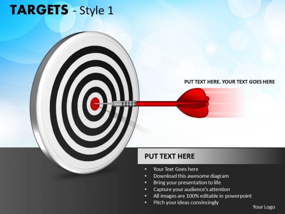 Strategy Diagram Targets Style Sales Diagram