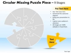 Business Dagram Circular Missing Puzzle Piece 9 Stages Business Framework Model Business Dagram Circular Missing Puzzle Piece 9 Stages Business Framework Model