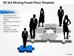 Business Diagram 3d 3x3 Missing Puzzle Piece 3 Business Finance Strategy Development Business Diagram 3d 3x3 Missing Puzzle Piece 3 Business Finance Strategy Development