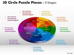 Business Diagram 3d Circle Puzzle Diagram 9 Stages Sales Diagram Business Diagram 3d Circle Puzzle Diagram 9 Stages Sales Diagram