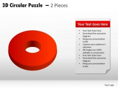 Business Diagram 3d Circular Puzzle 2 Pieces Marketing Diagram Business Diagram 3d Circular Puzzle 2 Pieces Marketing Diagram