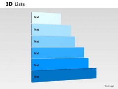 Business Diagram 3d List Diagram With 6 Stages Sales Diagram Business Diagram 3d List Diagram With 6 Stages Sales Diagram
