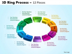 Business Diagram 3d Ring Process 12 Pieces Sales Diagram Business Diagram 3d Ring Process 12 Pieces Sales Diagram