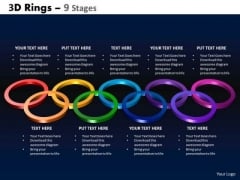 Business Diagram 3d Rings 9 Stages Consulting Diagram Business Diagram 3d Rings 9 Stages Consulting Diagram