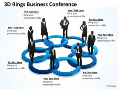 Business Diagram 3d Rings Business Conference Marketing Diagram Business Diagram 3d Rings Business Conference Marketing Diagram