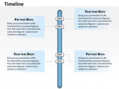 Business Diagram Annual Data On Timeline Roadmap Diagram Marketing Diagram