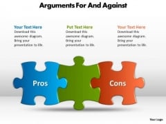 Business Diagram Arguments For And Against Business Diagram Arguments For And Against