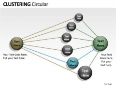 Business Diagram Clustering Circular Ppt Marketing Diagram