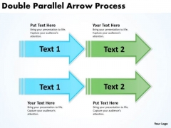 Business Diagram Double Parallel Arrow Process Marketing Diagram Business Diagram Double Parallel Arrow Process Marketing Diagram