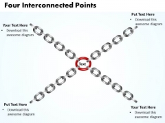 Business Diagram Four Interconnected Points Business Finance Strategy Development Business Diagram Four Interconnected Points Business Finance Strategy Development