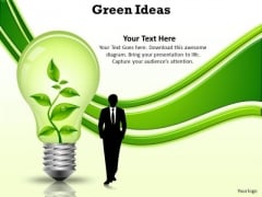 Business Diagram Green Ideas Business Finance Strategy Development Business Diagram Green Ideas Business Finance Strategy Development