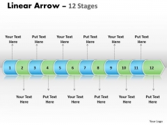 Business Diagram Linear Arrow 12 Stages Marketing Diagram Business Diagram Linear Arrow 12 Stages Marketing Diagram