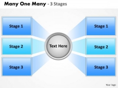 Business Diagram Many One Many 3 Stages Consulting Diagram Business Diagram Many One Many 3 Stages Consulting Diagram