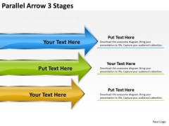 Business Diagram Parallel Arrow 3 Stages Consulting Diagram Business Diagram Parallel Arrow 3 Stages Consulting Diagram