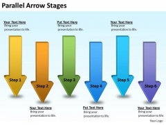 Business Diagram Parallel Arrow Stages Consulting Diagram Business Diagram Parallel Arrow Stages Consulting Diagram