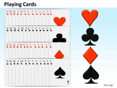 Business Diagram Playing Cards Mba Models And Frameworks