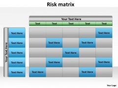 Business Diagram Risk Perfect Matrix Diagram Strategic Management Business Diagram Risk Perfect Matrix Diagram Strategic Management