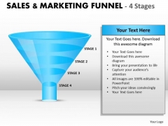Business Diagram Sales And Marketing Funnel With 4 Stages Sales Diagram Business Diagram Sales And Marketing Funnel With 4 Stages Sales Diagram