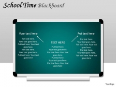Business Diagram School Time Blackboard Sales Diagram Business Diagram School Time Blackboard Sales Diagram