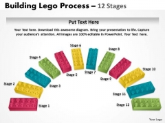 Business Diagram Semi Building Blocks 12 Stages Sales Diagram Business Diagram Semi Building Blocks 12 Stages Sales Diagram
