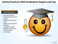 Business Diagram Smiley Emoticon With Graduation Degree And Cap Mba Models And Frameworks Business Diagram Smiley Emoticon With Graduation Degree And Cap Mba Models And Frameworks