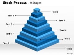 Business Diagram Stack Process With 9 Stages For Business Growth Marketing Diagram Business Diagram Stack Process With 9 Stages For Business Growth Marketing Diagram