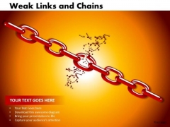 Business Diagram Weak Links And Chains Marketing Diagram Business Diagram Weak Links And Chains Marketing Diagram